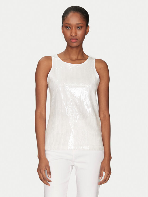 Marella Marella Top Terzo 2513941124 Bílá Slim Fit