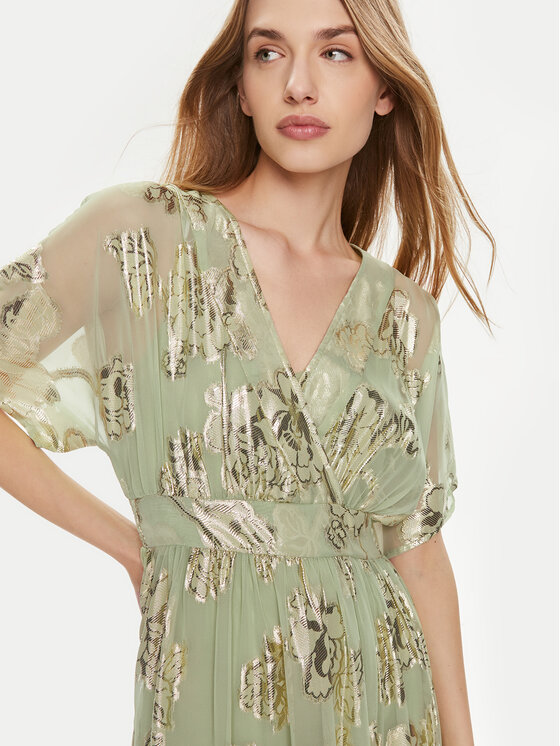 YAS YAS Rochie cocktail Dasha 26032865 Verde Regular Fit