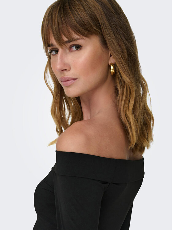 ONLY ONLY Blusa 15302593 Nero Slim Fit