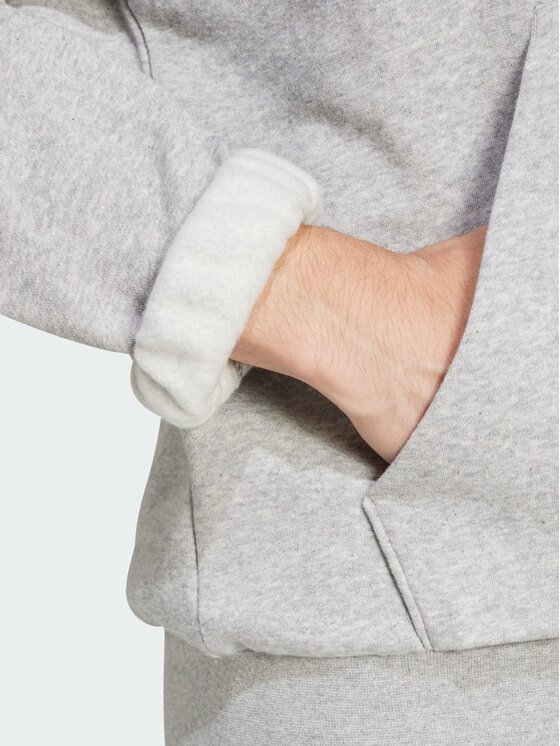 adidas adidas Суитшърт Essentials Feelcozy JE3809 Светлосив Regular Fit