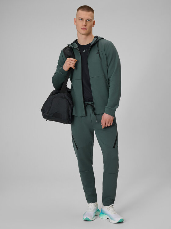 4F 4F Bluza techniczna VICTORY PACK Szary ciemny Regular Fit
