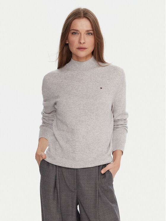 Tommy Hilfiger Tommy Hilfiger Sweater WW0WW47468 Szürke Regular Fit