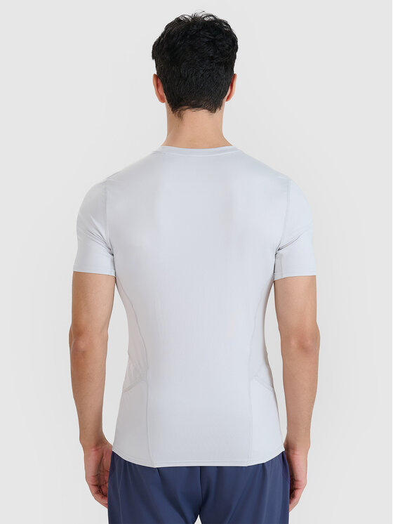 4F 4F Koszulka techniczna BLAST Szary jasny Slim Fit