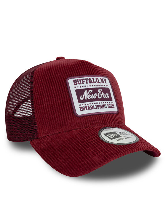New Era New Era Kepurė su snapeliu Cord Patch 60603670 Vyšninė