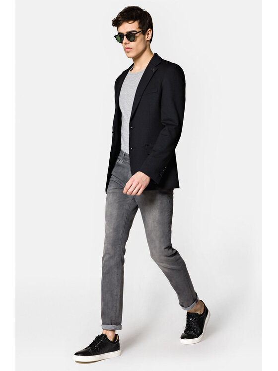 Lancerto Lancerto Marynarka Ontario MA131123000020.CZARNY Czarny Slim Fit