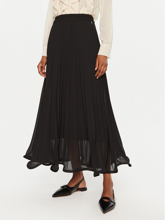 Dixie Dixie Plisseeseelik G319K017A Must Regular Fit