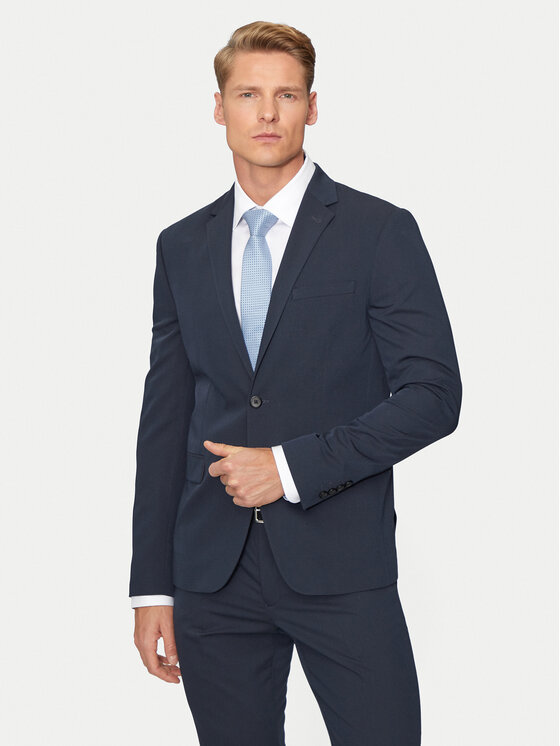 Lindbergh Lindbergh Costum 30-606900 Bleumarin Slim Fit