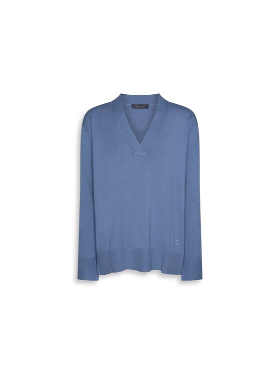 Elena Mirò Elena Mirò Sweter M036Z000797N0B4 Turkusowy Regular Fit