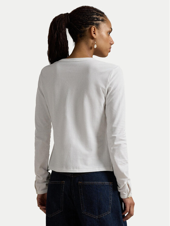 Polo Ralph Lauren Polo Ralph Lauren Cardigan 211941175004 Bianco Slim Fit