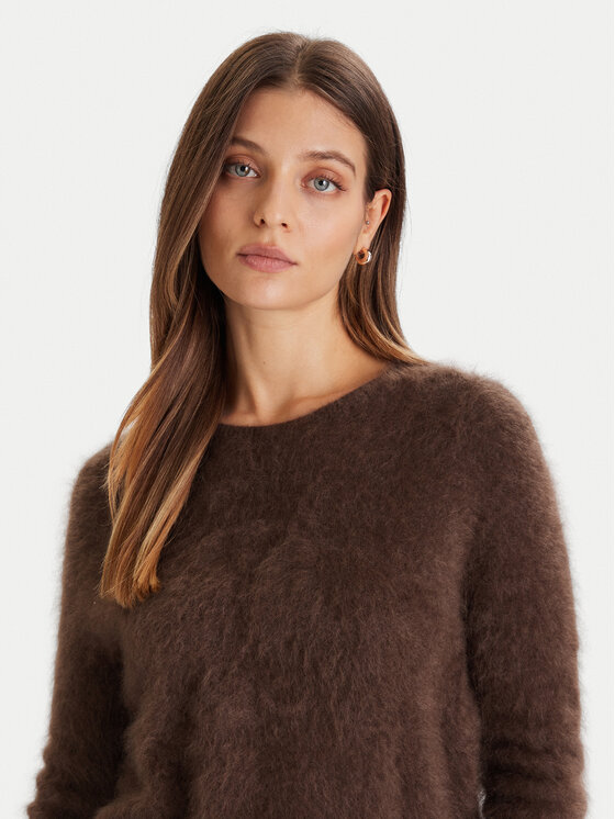 ViCOLO ViCOLO Sveter 22066F Hnedá Regular Fit