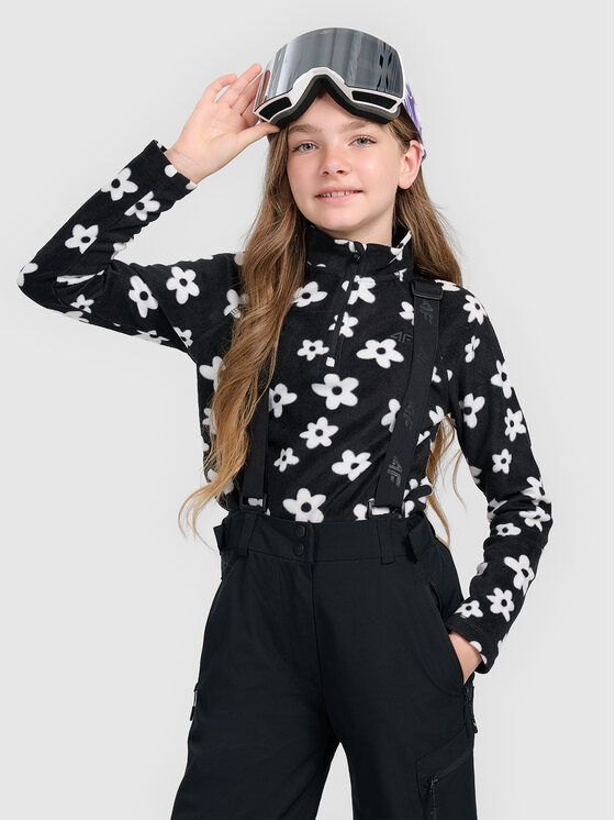 4F 4F Bielizna termoaktywna górna SKI UNDERWEAR Czarny