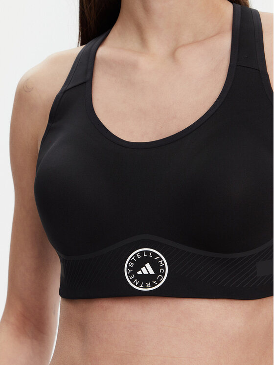 adidas by Stella McCartney adidas by Stella McCartney Спортивний бюстгальтер Stella McCartney TruePace JD8407 Чорний