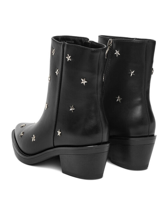 DeeZee DeeZee Botki 23689-13 Czarny