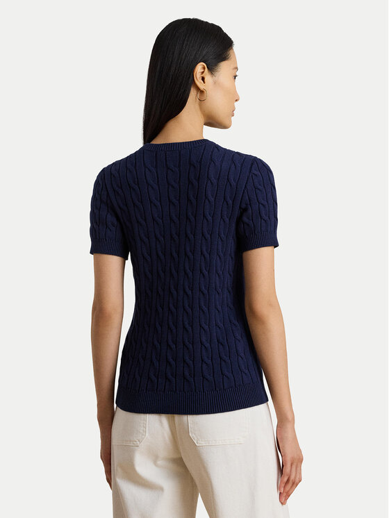 LAUREN RALPH LAUREN LAUREN RALPH LAUREN Sweter 200P07025001 Granatowy Relaxed Fit
