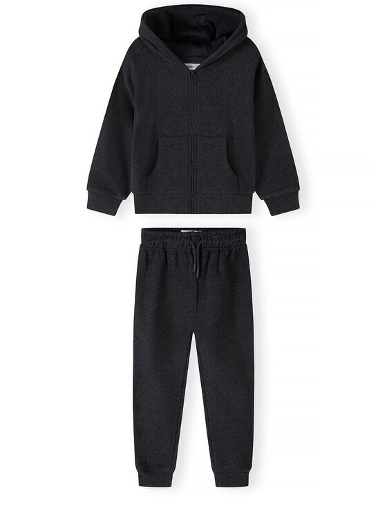 minoti minoti Komplet dresowy 33FLEECE292 Szary ciemny Regular Fit