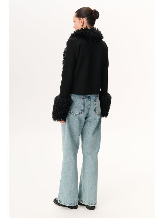 LEBRAND LEBRAND Marynarka Caroline Czarny Regular Fit
