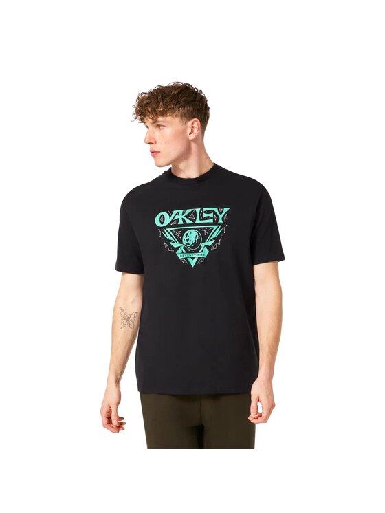 Oakley Oakley T-Shirt FOA404837 Czarny Regular Fit