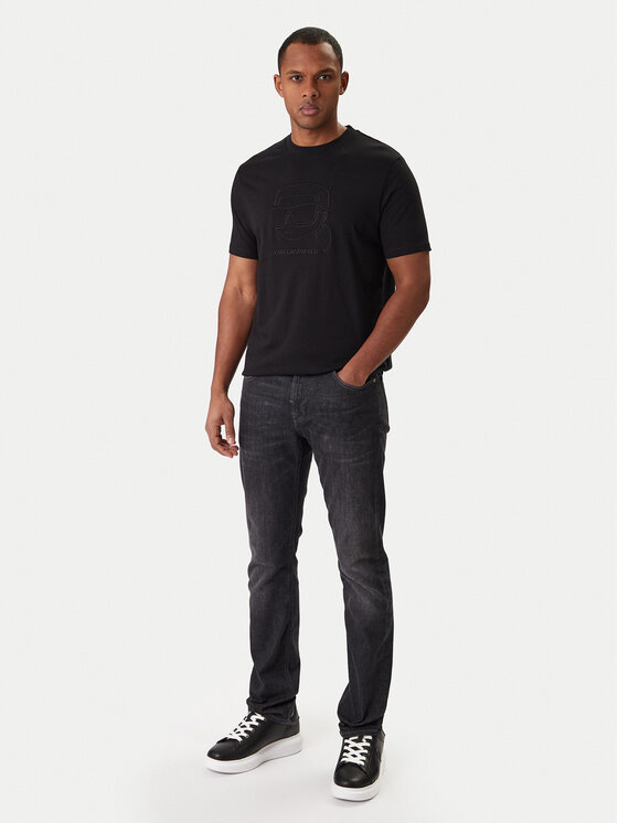 KARL LAGERFELD KARL LAGERFELD T-Shirt 755052 561224 Czarny Regular Fit