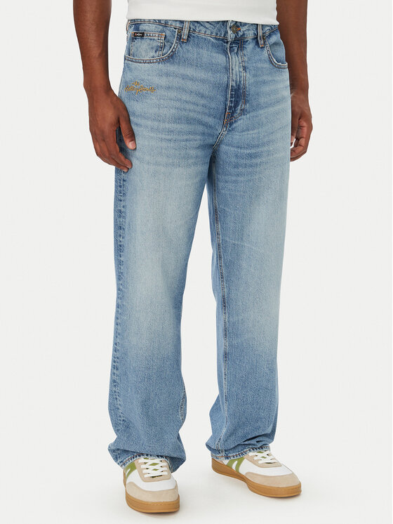 Guess Jeans Guess Jeans Džinsai M6BAB3 D1873 Šviesiai mėlyna Regular Fit