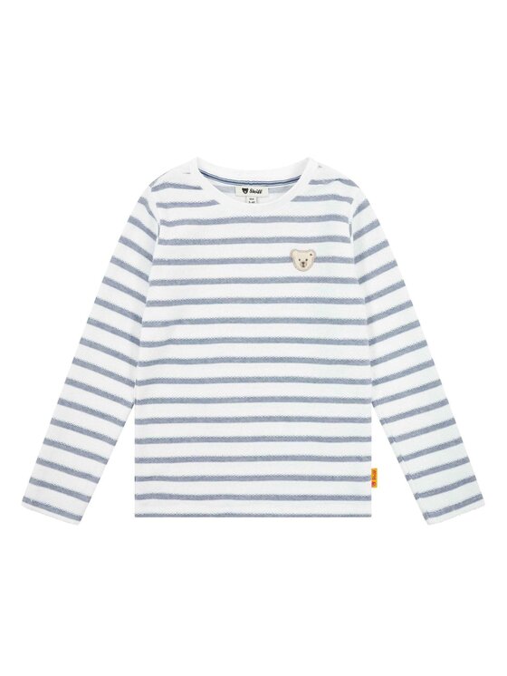 Steiff Steiff Longsleeve 28240 Biały Comfort Fit