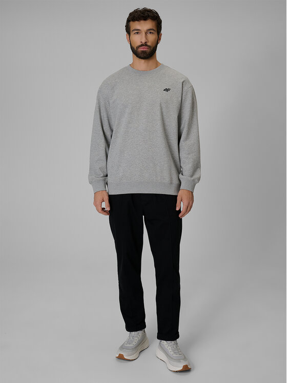 4F 4F Bluza NOS Szary jasny Regular Fit