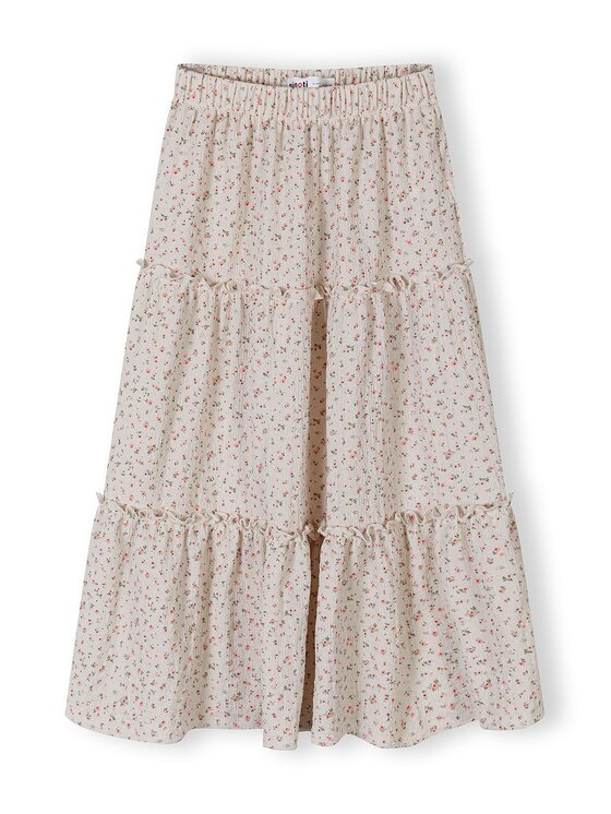 minoti minoti Spódnica maxi 30SKIRT152 Écru Regular Fit