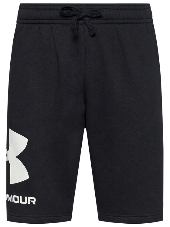Under Armour Under Armour Szorty sportowe Ua Rival Fleece Big Logo 1357118 Czarny Loose Fit