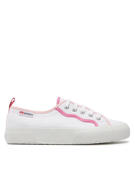 Sneakers Superga Curly Bindings 2750 S8138NW Alb