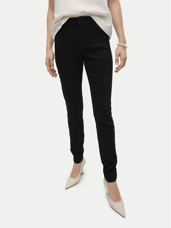 Vero Moda Vero Moda Farmer Melly 10310691 Fekete Skinny Fit