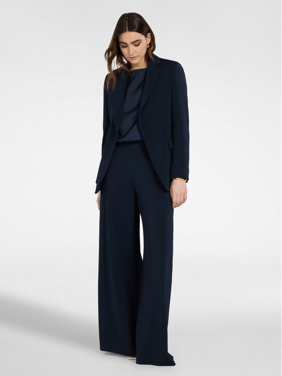 Elena Mirò Elena Mirò Pantaloni di tessuto P194P000441N034 Blu A-Line Fit