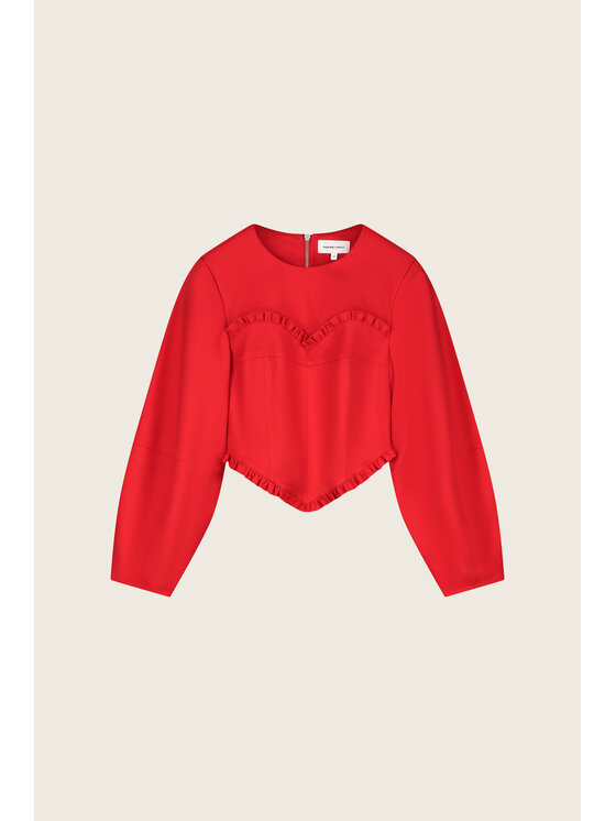 Fabienne Chapot Fabienne Chapot Bluzka 6827-1629-102 Czerwony Regular Fit