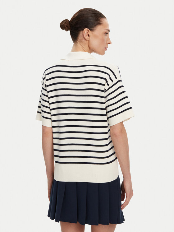 Tommy Hilfiger Tommy Hilfiger Sweter WW0WW45400 Beżowy Regular Fit