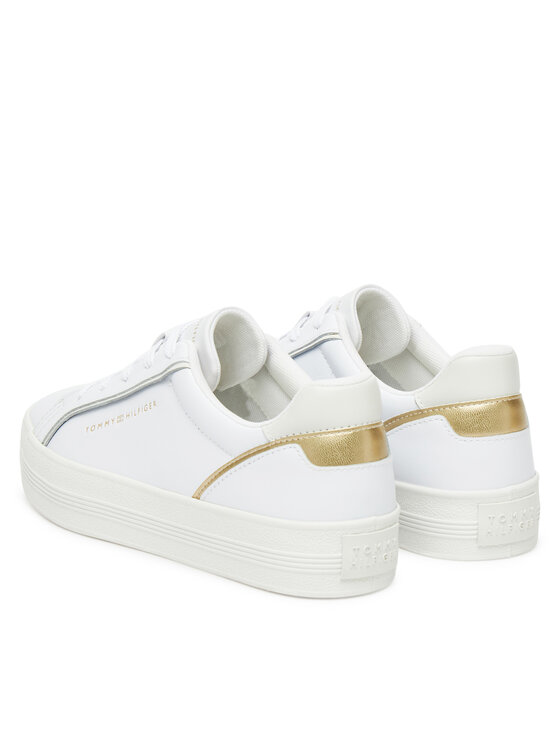 Tommy Hilfiger Tommy Hilfiger Sneakersy Essential Vulc Sneaker FW0FW08757 Biały