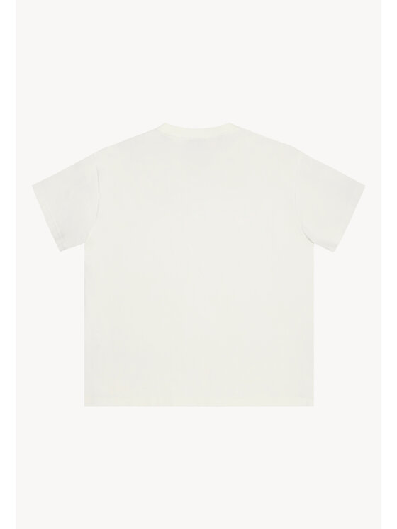 BIZUU BIZUU T-Shirt COLLARY Biały Standard Fit
