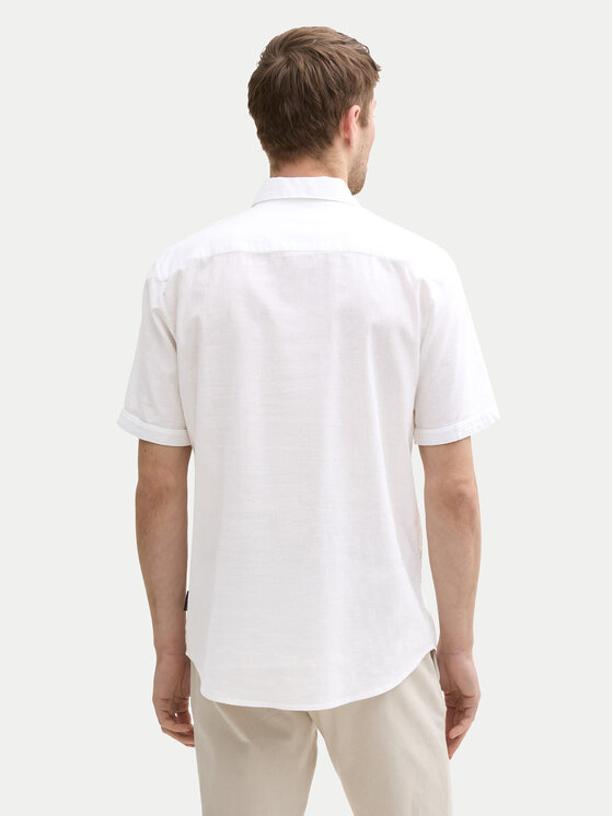 Tom Tailor Tom Tailor Košile 1045098 Bílá Regular Fit