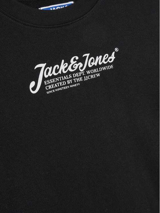Jack&Jones Junior Jack&Jones Junior Μπλούζα Beau 12269849 Μαύρο Regular Fit