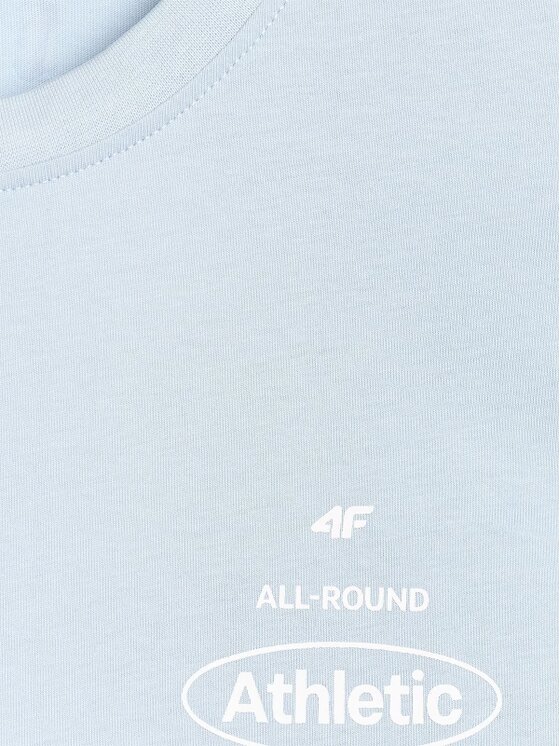 4F 4F T-shirt 4FRSS25TTSHM2688-34S Blu Regular Fit