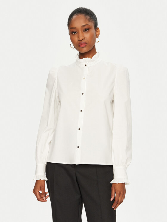 Morgan Morgan Bluse 242-CHLOE Écru Regular Fit