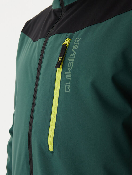 Quiksilver Quiksilver Kurtka snowboardowa Titano EQYTJ03513 Zielony Slim Fit