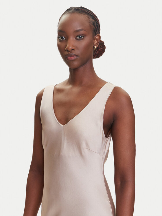 Dixie Dixie Vakarinė suknelė A782W039A Smėlio Regular Fit
