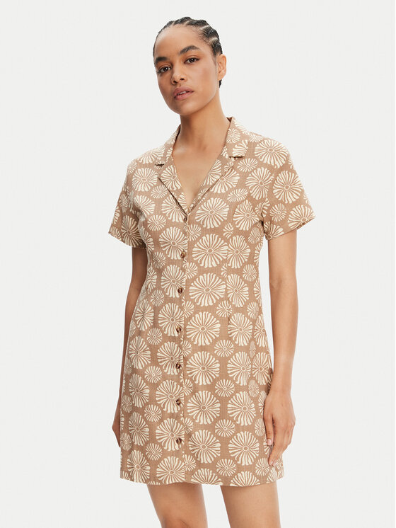 Roxy Roxy Сукня-сорочка Happy Shiny Girls ERJWD03881 Коричневий Regular Fit
