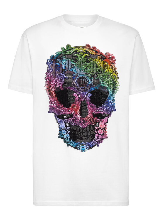 PHILIPP PLEIN PHILIPP PLEIN T-shirt 223 Bianco Regular Fit