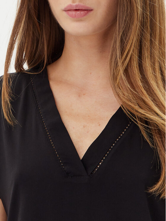 Vero Moda Vero Moda Blúz Bella 10327551 Fekete Regular Fit