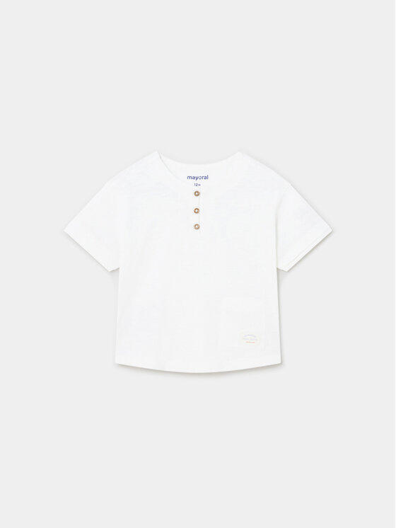 Mayoral Mayoral Majica 1016 Bela Regular Fit