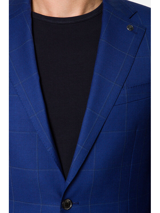 Lancerto Lancerto Garnitur Durban Granatowy Regular Fit