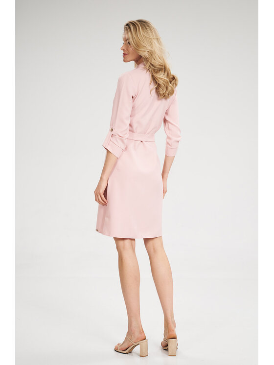 FIGL FIGL Sukienka M701 Różowy Regular Fit