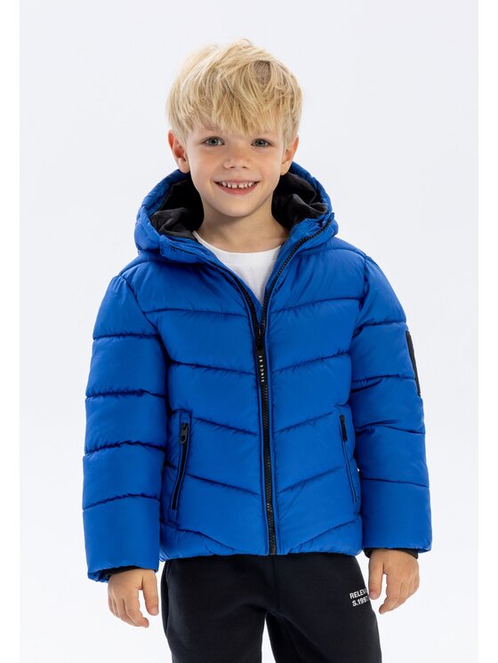 MINOTI MINOTI Kurtka zimowa 19coat46 Niebieski Regular Fit