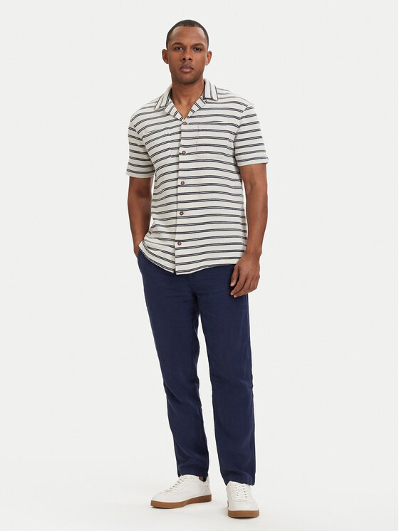 Polo Ralph Lauren Polo Ralph Lauren Παντελόνι υφασμάτινο 710940611001 Σκούρο μπλε Tapered Fit