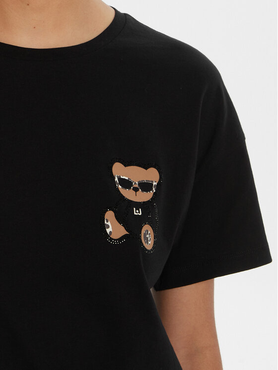 Liu Jo Liu Jo T-Shirt MF5416 JS923 Μαύρο Regular Fit