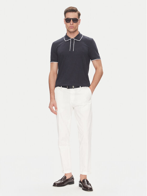 Baldessarini Baldessarini Polokošeľa B4 10063.5283 Tmavomodrá Regular Fit